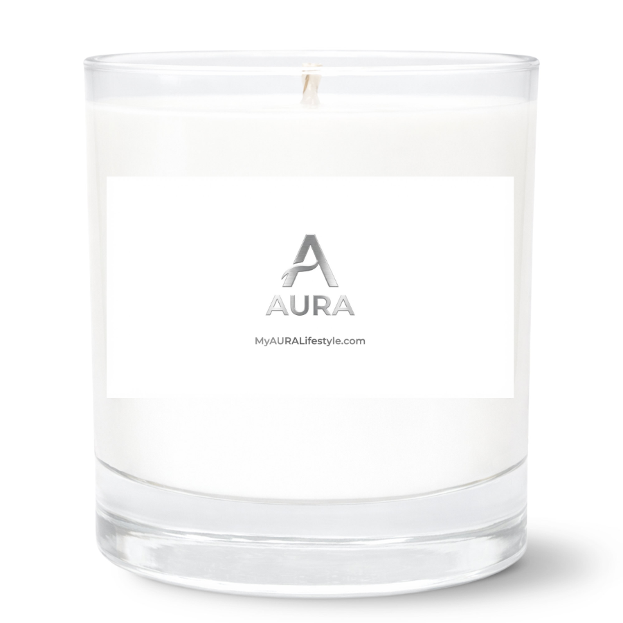 11oz Clear Tumbler Candle | 2.75"x2.25" White Label